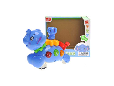 Слоненя музичне зі світлом в коробці HD9039