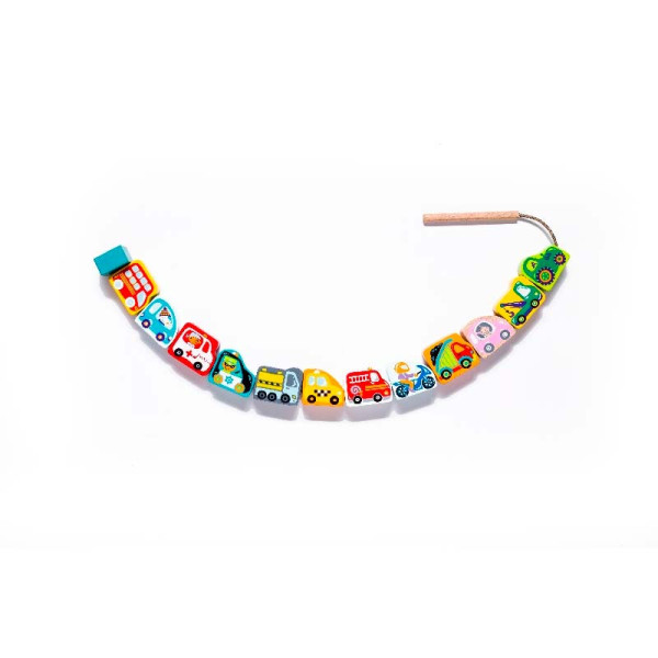 Машинки - Силянки CUBIKA з дерева 14316