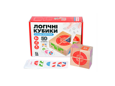Логічні кубики "Склади візерунок" 900477