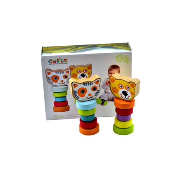 Набір дерев'яних іграшок "Гнучкі звірі" 13661