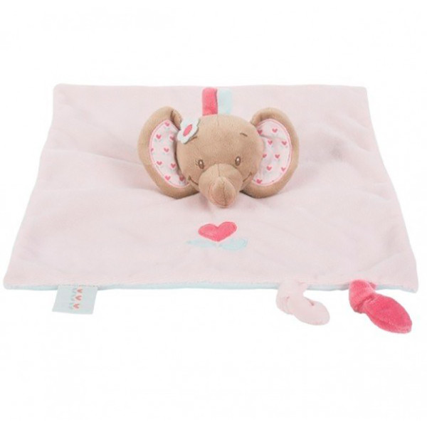 М`яка іграшка-лялька Nattou слоник Розі 655125