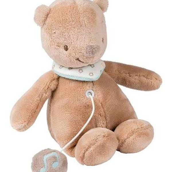 М'яка іграшка Nattou з музикою ведмедик Базиль 28 сантиметрів 562089