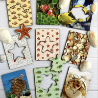 Пазл-сортер UBEE "Дошки Сегена: морські мешканці" з дерева ПСФ083