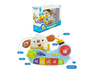 Розвиваюча іграшка Піаніно "Грайся та навчайся" укр. мова звуки пісні і так PL-724-08