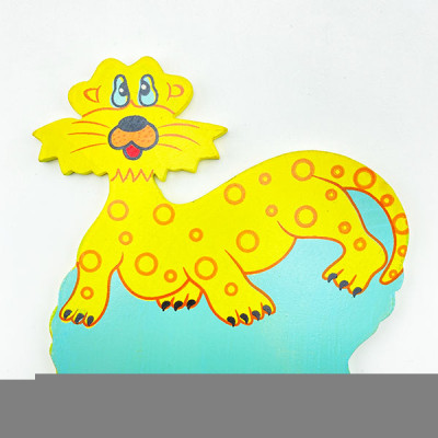 Дерев'яна іграшка з липучкою Лев 2931-6 Lion