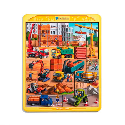 Пазл Тетріс UBEE великий - Будівельний майданчик з дерева ПСД127