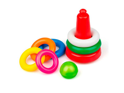 Дитяча пірамідка №1 у сітці 1-079