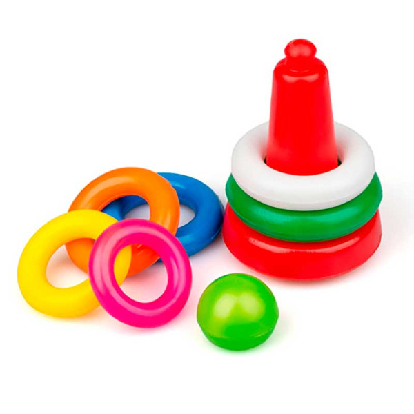 Дитяча пірамідка №1 у сітці 1-079