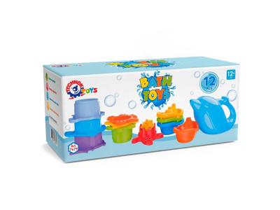 Набір іграшок ТехноК для ванної 12 елементів 7679 Набір іграшок ТехноК для ванної 12 елементів 7679