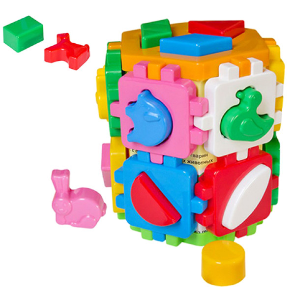 Іграшка куб ТехноК "Розумний малюк Конструктор" розвиваючий 2001