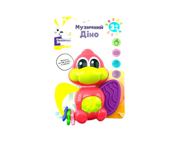 Брязкальце муз."Сонячний зайчик" на батарейках PL-724-72_Red Брязкальце муз."Сонячний зайчик" на батарейках PL-724-72_Red