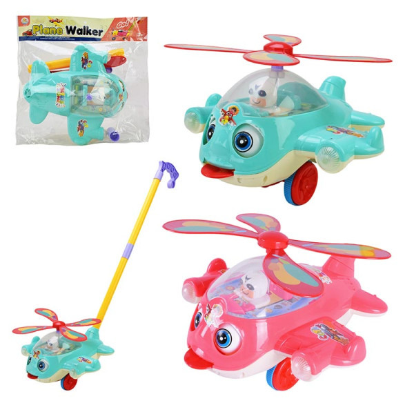 Іграшка каталочка вертоліт з ручкою ML903/904A