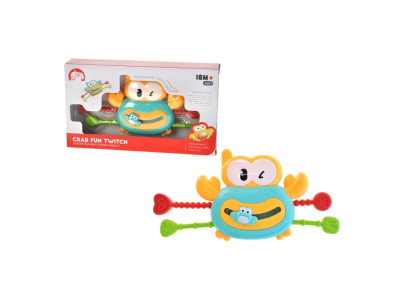 Брязкальце-Тягучка Краб пластиковий 1688-51