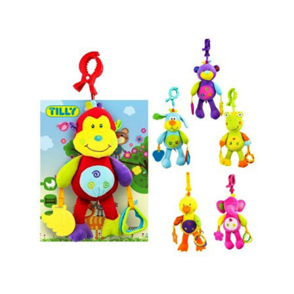 Брязкальце м'яке 22см (6 видів) BT-T-0035