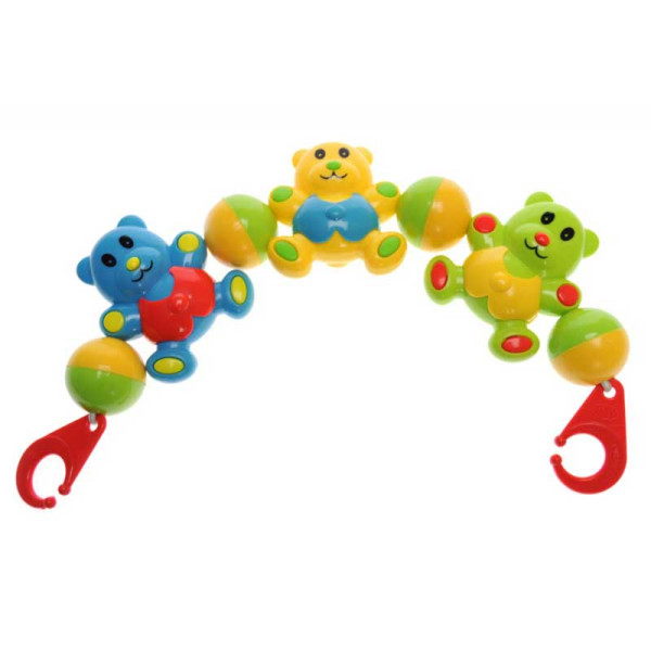 Брязкальце на коляску "Ведмедики" 6352B