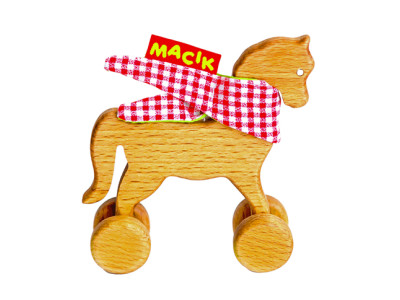 Деревяна каталка "Конячка" МС 061102-01