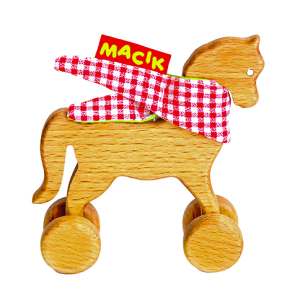 Деревяна каталка "Конячка" МС 061102-01