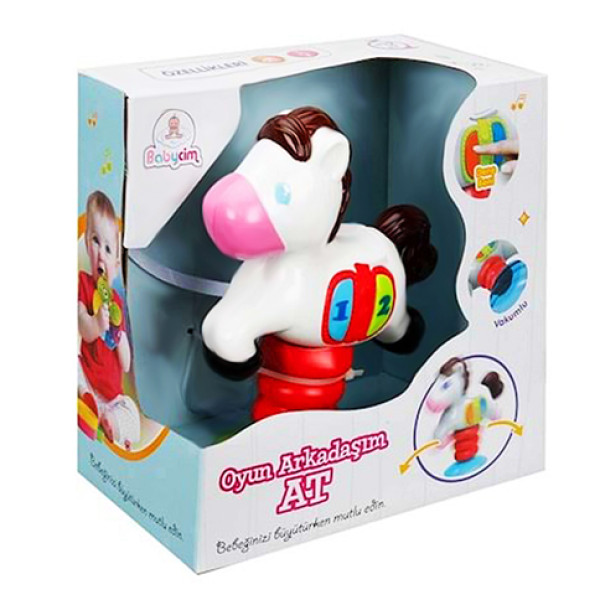 Брязкальце "Коніка" на присоску музичне 999-138B