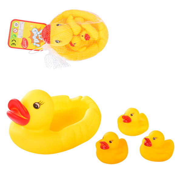 Пищалка "Качка з каченятами" в сітці DZY016