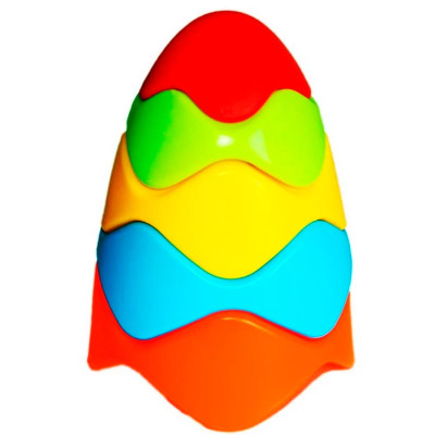 Іграшка дитяча Бамсик "Піраміда Хвиля 2" пластикова 1805