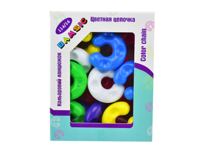 Іграшка дитяча "Кольоровий ланцюг №1" (14 елементів) 114/16