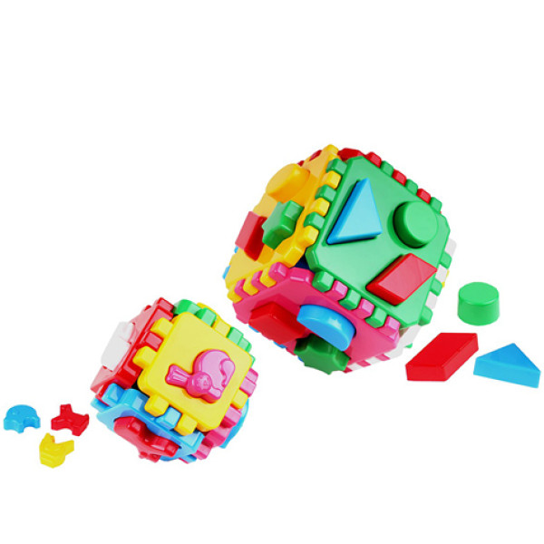 Сортер Технок "Розумний малюк 1+1" в вигляді куба 1899