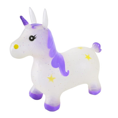 Стрибун Єдиноріг гумовий RB2523_Violet