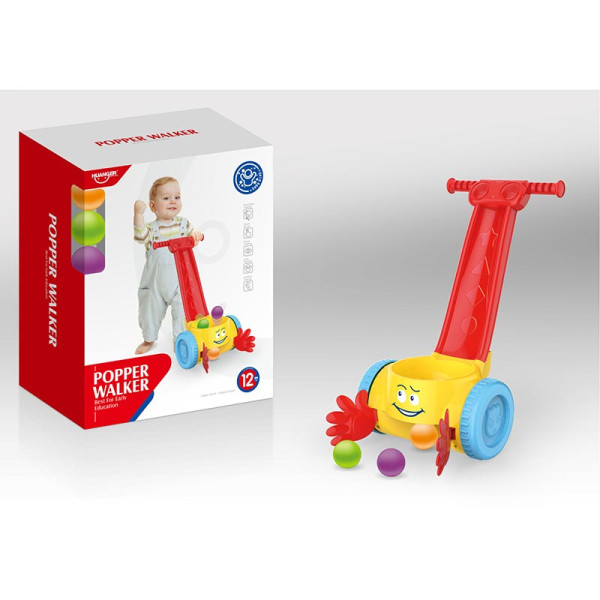 Каталка-візочок музична з шариками HE0818