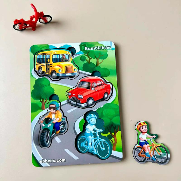 Рамка-вкладка "Транспорт - 2" дерев'яна ПСФ115