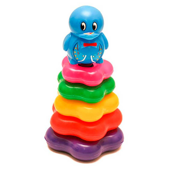 Пірамідка "Пінгвін" (5 елементів) Ябл. 022