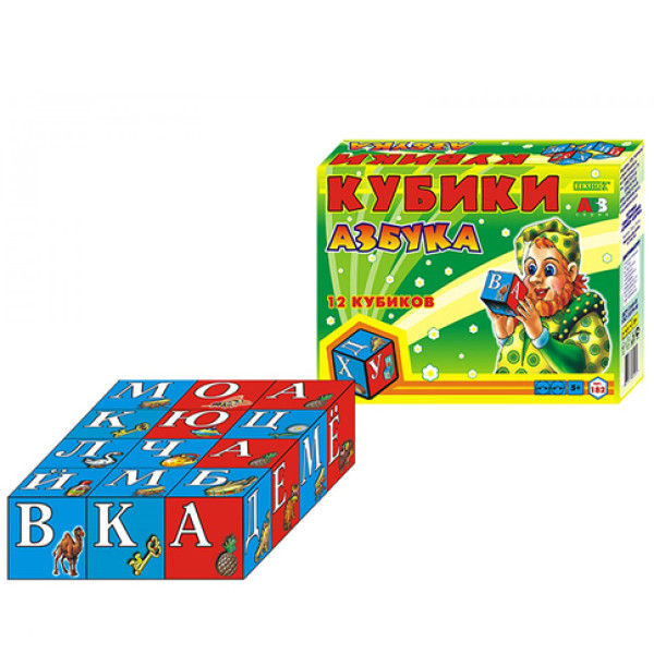 Кубики "Абетка" великі 182 Кубики "Абетка" великі 182