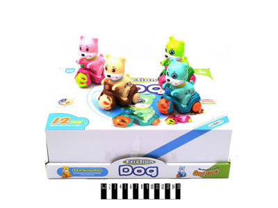 Заводна іграшка "Собачка на мотоциклі" 6667-1