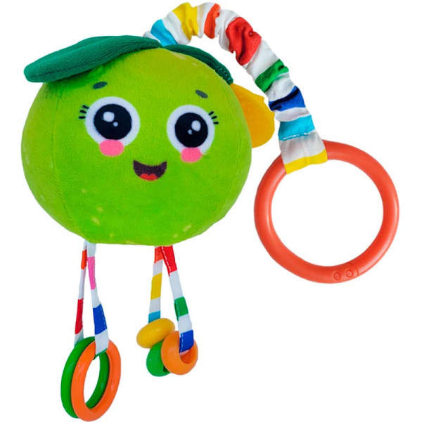 Брязкальце-підвіска з прорізувачем Яблуко МС 110604-19