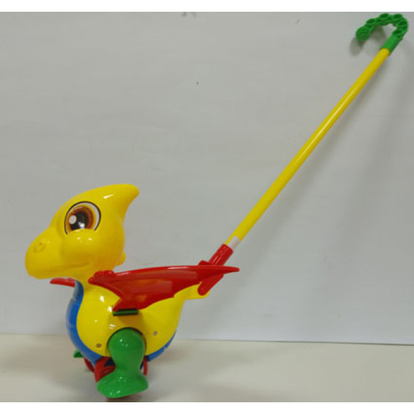 Каталка "Динозавр" на палиці (2 кольори) 0360