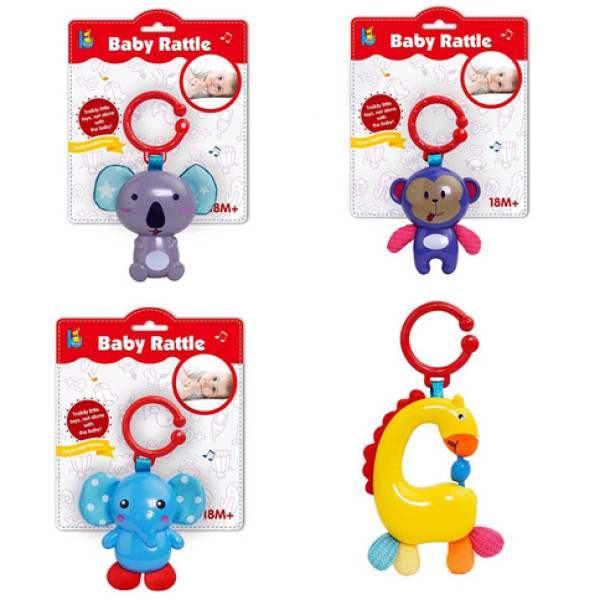 Брязкальце-брелок "Тварини" JLD333-424344A