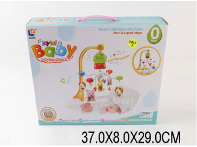 Мобіль із м'якими брязкальцями в коробці LD6607