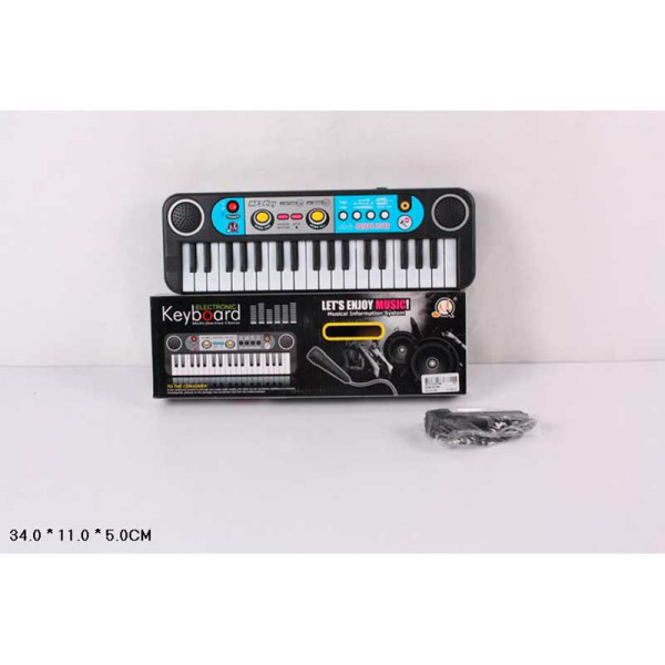 Дитячий Орган на батарейках із мікрофоном MQ818USB