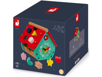 Сортер Janod Будиночок з годинником J08008 J08008