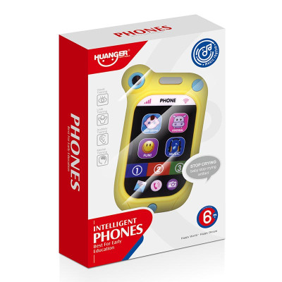 Іграшковий телефончик зі світлом і звуком розвиваючий HE0508