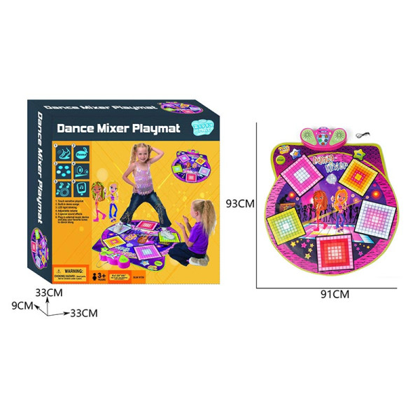 Танцювальний килимок для дітей Dance Mixer Playmat з музикою SLW9726 Танцювальний килимок для дітей Dance Mixer Playmat з музикою SLW9726