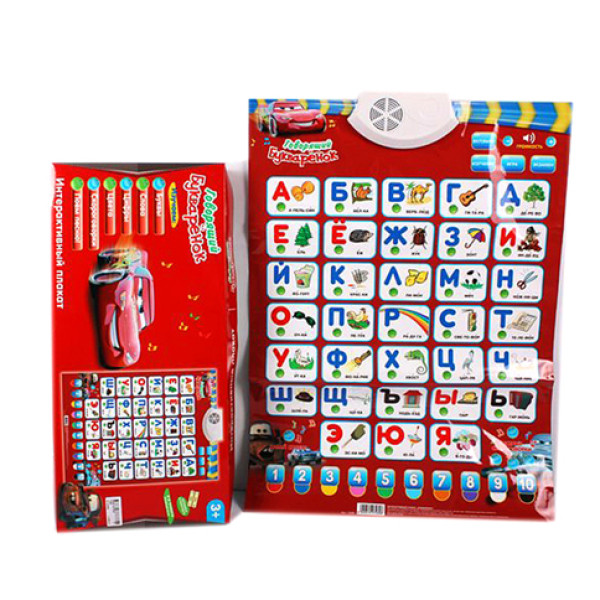 Плакат навчальний Букваренок електронний російською 7289