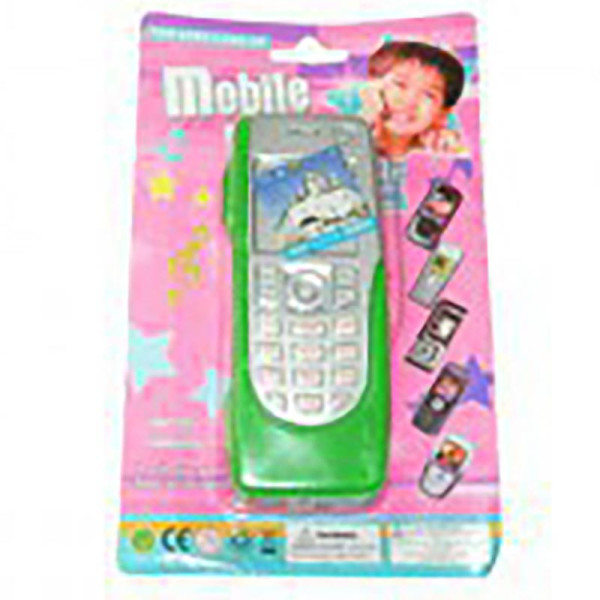 Дитячий мобільний телефон музичний на батарейках 6670 В
