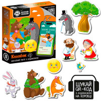 Магнітний театр Vladi Toys Казкові голоси "Колобок" з аудіоказкою VT3206-38