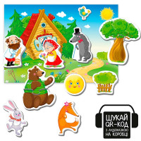 Магнітний театр Vladi Toys Казкові голоси "Колобок" з аудіоказкою VT3206-38