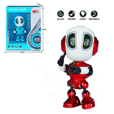 Інтеркативна іграшка робот зі світлом і звуком MY66-J1202_Red
