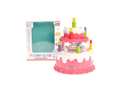 Торт музичний зі світлом у коробці 0712 Торт музичний зі світлом у коробці 0712