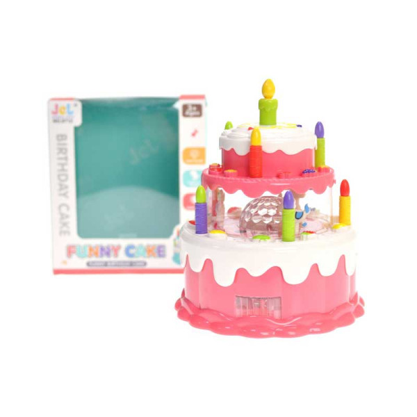 Торт музичний зі світлом у коробці 0712 Торт музичний зі світлом у коробці 0712