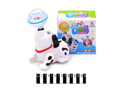 Собачка з музично-світловими ефектами YJ388-19 Собачка з музично-світловими ефектами YJ388-19