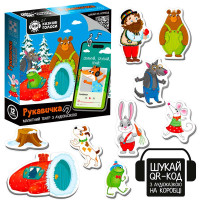 Магнітний театр Vladi Toys Казкові голоси "Рукавичка" з аудіоказкою VT3206-37