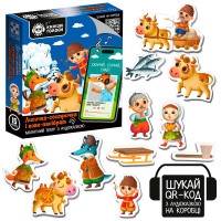 Магнітний театр Vladi Toys Казкові голоси Лисичка-сестричка з аудіоказкою VT3206-36